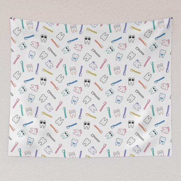 Item preview, Cute Teeth & Toothbrushes Sticker Pack designed and sold by ketrena.