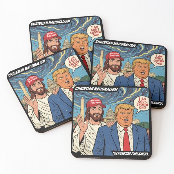 Item preview, Christian Nationalism Is Fascist Insanity designed and sold by irregulargoods.