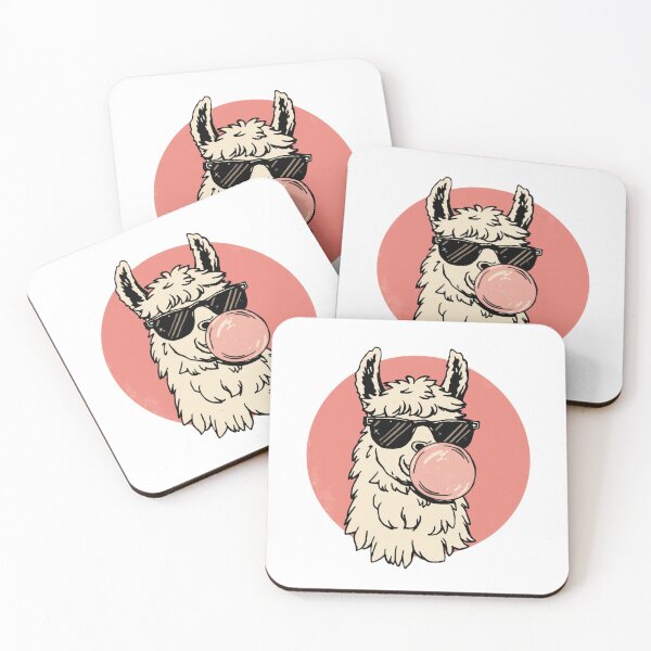 Item preview, funny Llama with Pink Bubble Gum designed and sold by SOUFIANE1991.