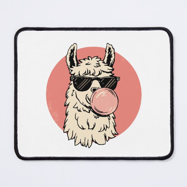 Item preview, funny Llama with Pink Bubble Gum designed and sold by SOUFIANE1991.