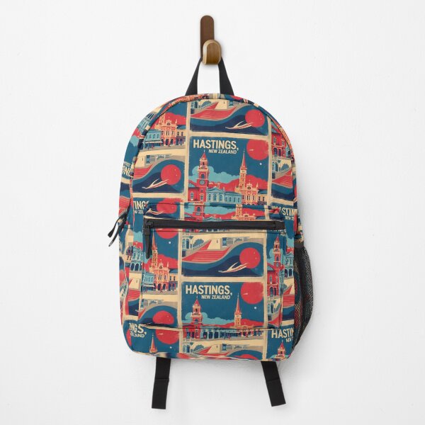 Item preview, Hastings New Zealand Retro Vintage Travel Design designed and sold by TravelersGems.