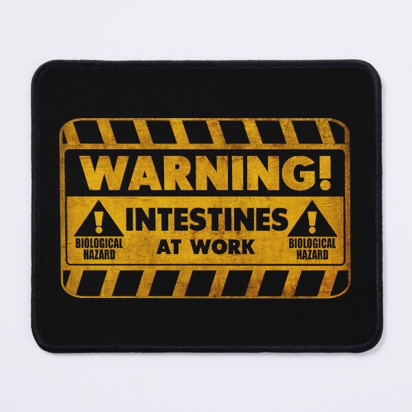 Item preview, Warning Intestines At Work designed and sold by helenacooper.