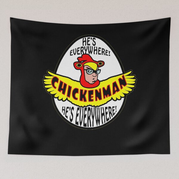 Item preview, Chicken Man He's Everywhere Logo designed and sold by layersbydiksha.