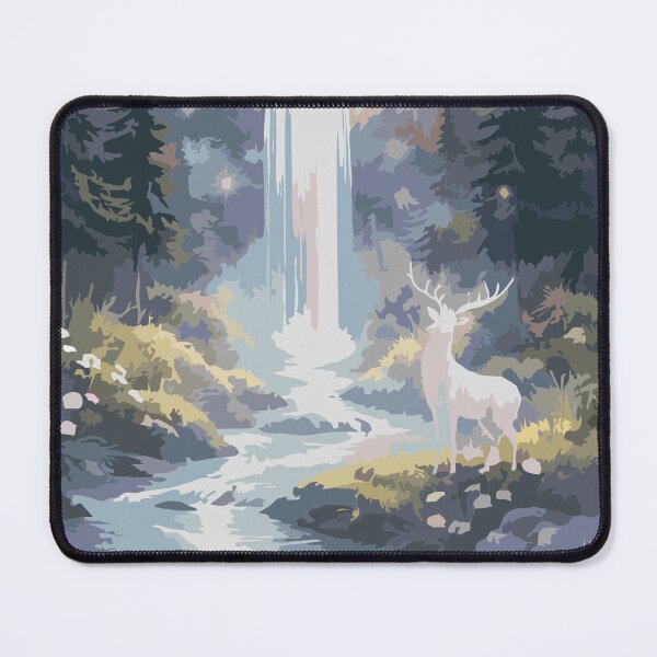 Item preview, Celestial forest glowing stag designed and sold by AYDA Lifestyle.