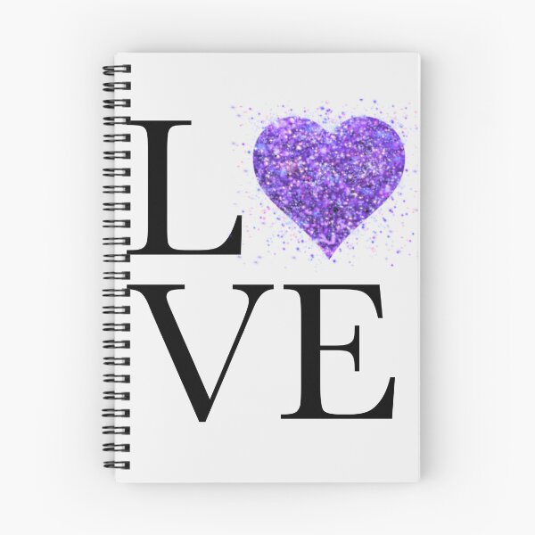 Item preview, Purple sparkling glittery heart | Love | retro  designed and sold by hollycooper.