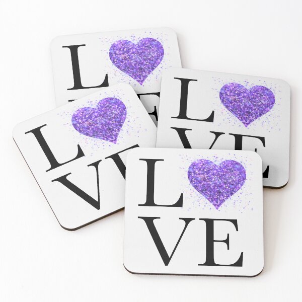 Item preview, Purple sparkling glittery heart | Love | retro  designed and sold by hollycooper.