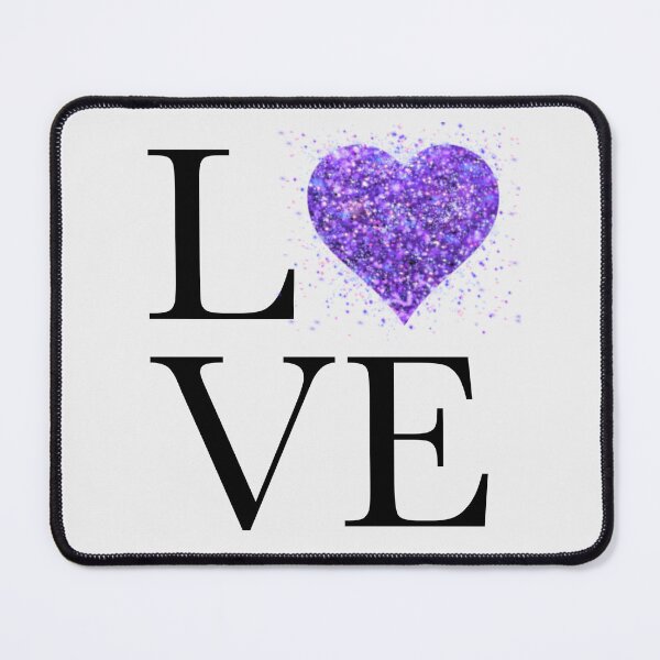 Item preview, Purple sparkling glittery heart | Love | retro designed and sold by hollycooper.