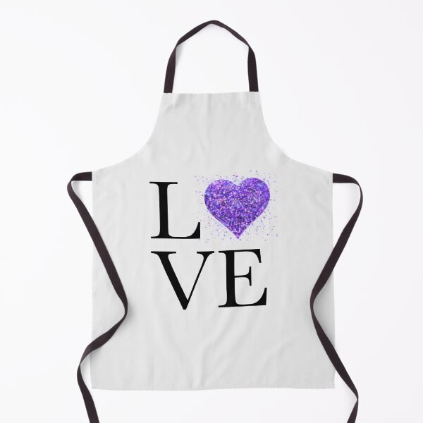 Item preview, Purple sparkling glittery heart | Love | retro designed and sold by hollycooper.