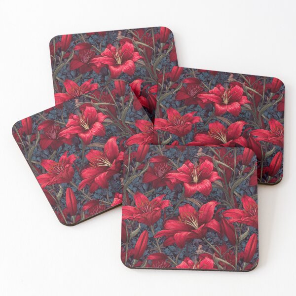 Item preview, Colorful Lilies Print  - Birth Flower Pattern  - Holiday Gift Sets designed and sold by RoyalStarsPatts.