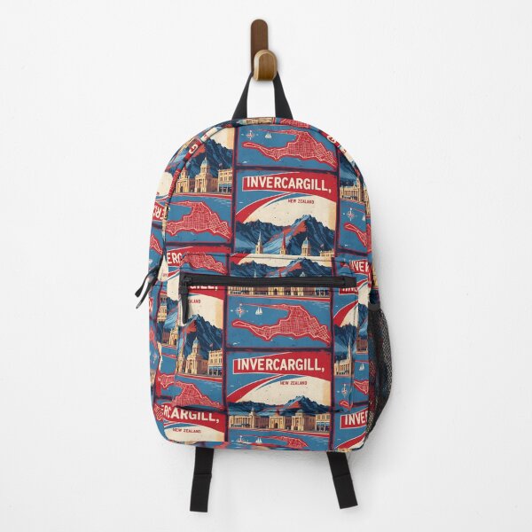 Item preview, Invercargill New Zealand Retro Vintage Travel Design designed and sold by TravelersGems.