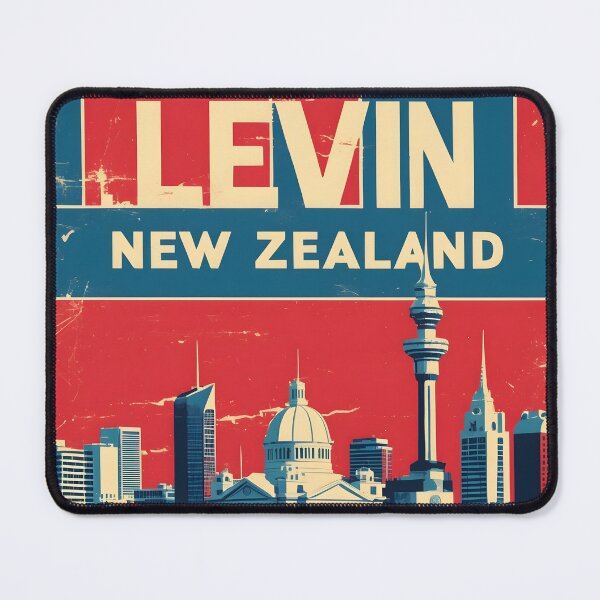 Item preview, Levin New Zealand Retro Vintage Travel Design designed and sold by TravelersGems.
