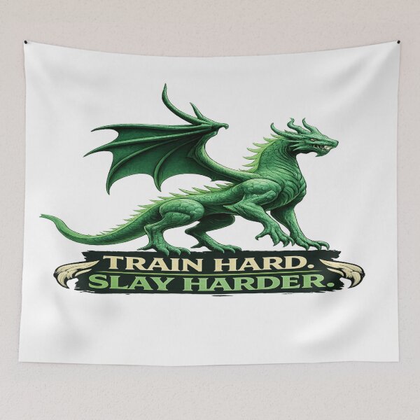 Item preview, Train Hard Slay Harder | Ancient Signals Collection | Hoodie Planet designed and sold by HoodiePlanet.