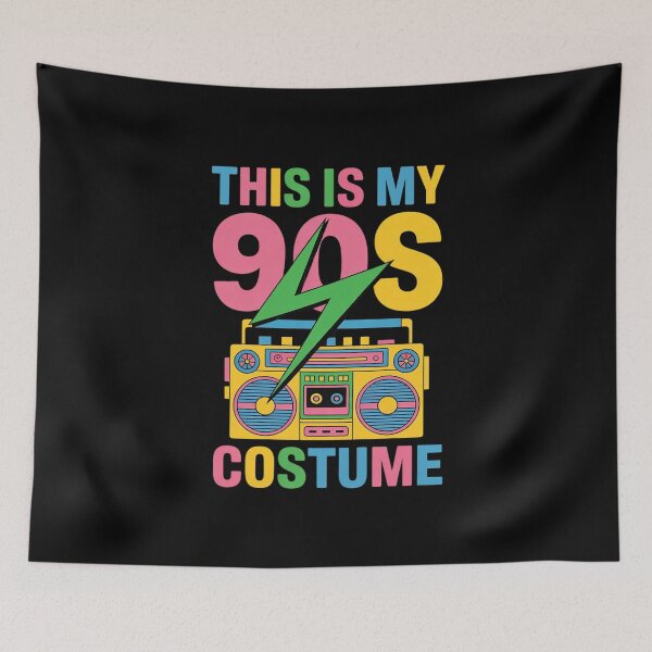 Item preview, 90s Costume 1990s Theme Party Nineties Styles Fashion Outfit 5 designed and sold by MarkLeedsArt.