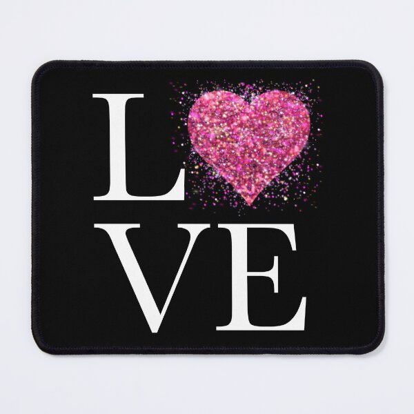 Item preview, Pink sparkling glittery heart | Love | retro designed and sold by hollycooper.