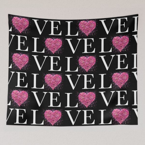 Item preview,  Pink sparkling glittery heart | Love | retro  designed and sold by hollycooper.
