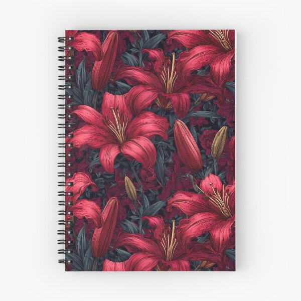 Item preview, Ornamental Lilies - Flower Floral Pattern  - Housewarming Gift Ideas designed and sold by RoyalStarsPatts.