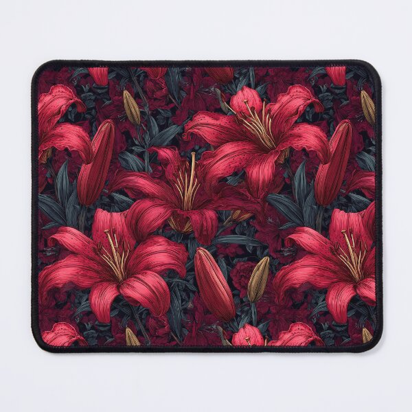 Item preview, Ornamental Lilies - Flower Floral Pattern - Housewarming Gift Ideas designed and sold by RoyalStarsPatts.