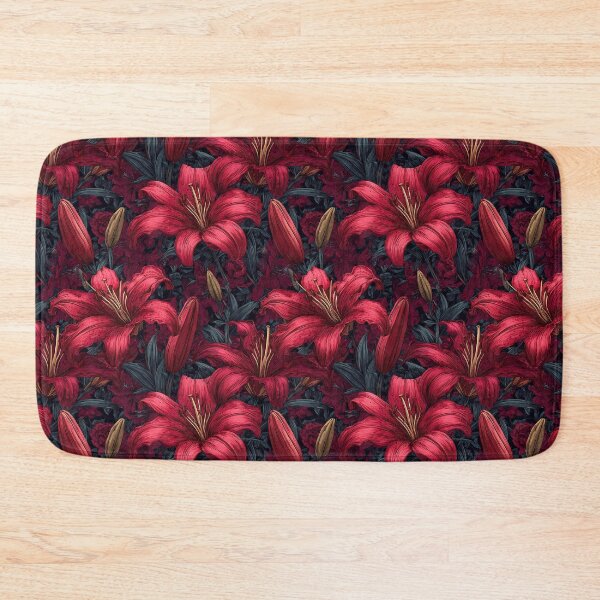 Item preview, Ornamental Lilies - Flower Floral Pattern  - Housewarming Gift Ideas designed and sold by RoyalStarsPatts.
