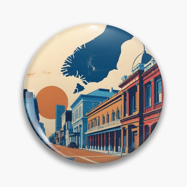 Item preview, Lower Hutt New Zealand Retro Vintage Travel Design designed and sold by TravelersGems.