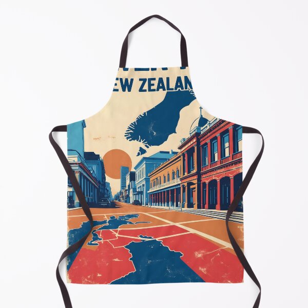Item preview, Lower Hutt New Zealand Retro Vintage Travel Design designed and sold by TravelersGems.