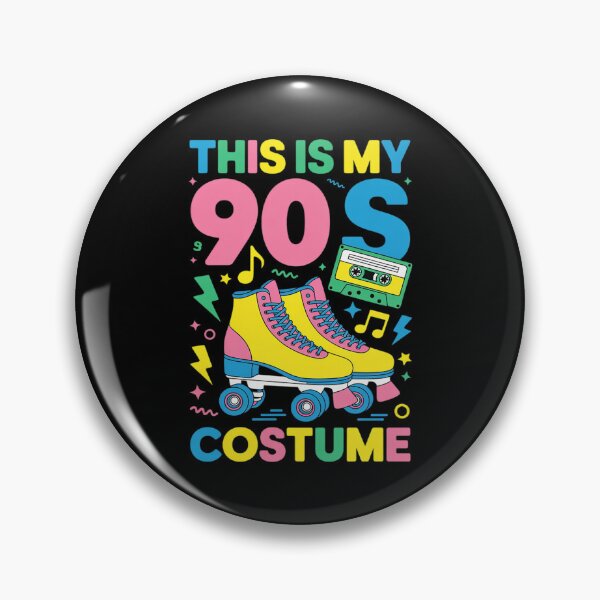 Artikelvorschau, 90er-Jahre-Kostüm, 90er-Jahre-Mottoparty, Mode-Outfit der Neunziger entworfen und verkauft von MarkLeedsArt.
