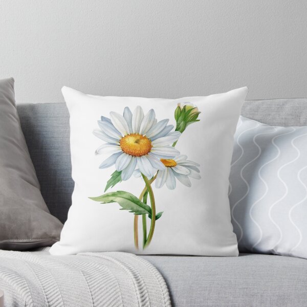 Item preview, Watercolor Daisy Botanical Illustration designed and sold by Rutvain.