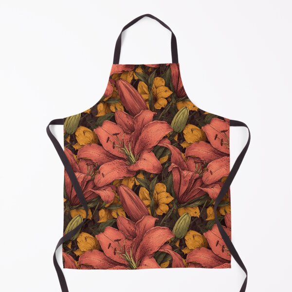 Item preview, Lush Lilies Print - Birth Flower Pattern - Housewarming Gifts designed and sold by RoyalStarsPatts.