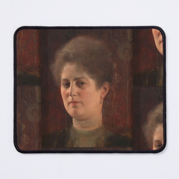 Item preview, Bildnis Einer Unbekannten Frau Frau Heymann by Gustav Klimt: Vintage Portrait Poster designed and sold by artofuniverse.