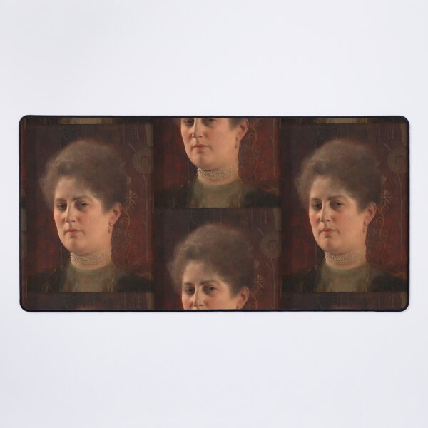 Item preview, Bildnis Einer Unbekannten Frau Frau Heymann by Gustav Klimt: Vintage Portrait Poster designed and sold by artofuniverse.
