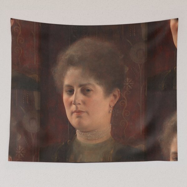 Item preview, Bildnis Einer Unbekannten Frau Frau Heymann by Gustav Klimt: Vintage Portrait Poster designed and sold by artofuniverse.