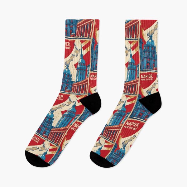 Item preview, Napier New Zealand Retro Vintage Travel Design designed and sold by TravelersGems.