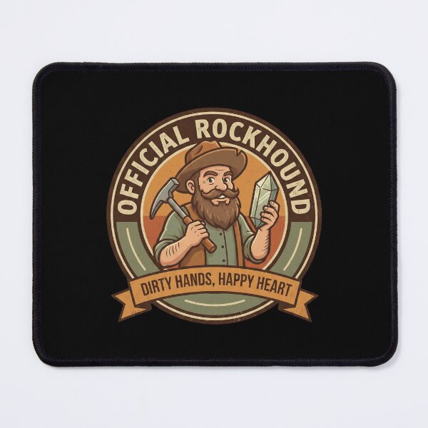 Item preview, Official Rockhound Vintage Badge designed and sold by SignumShop.