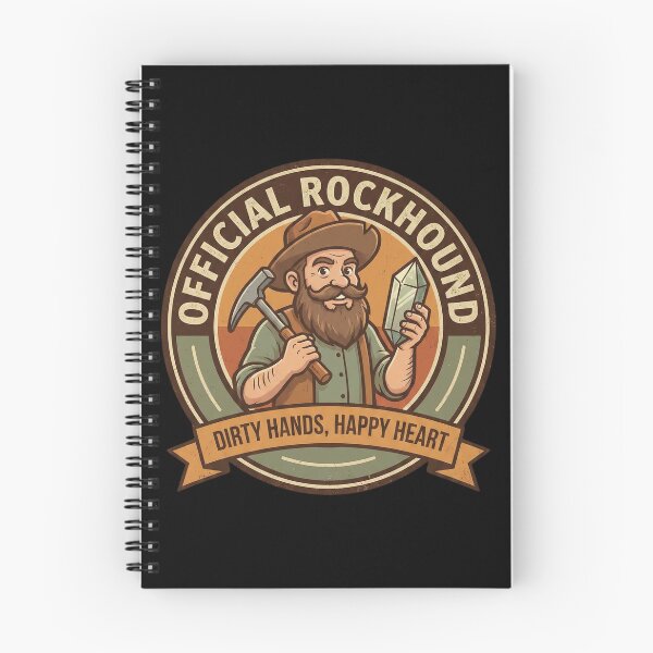 Item preview, Official Rockhound Vintage Badge designed and sold by SignumShop.