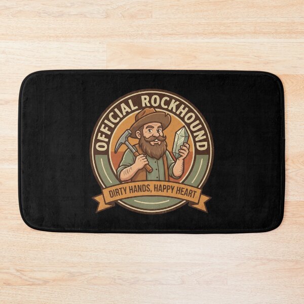 Item preview, Official Rockhound Vintage Badge designed and sold by SignumShop.