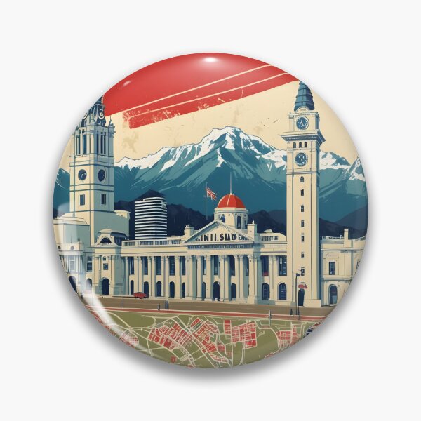Item preview, Nelson New Zealand Retro Vintage Travel Design designed and sold by TravelersGems.