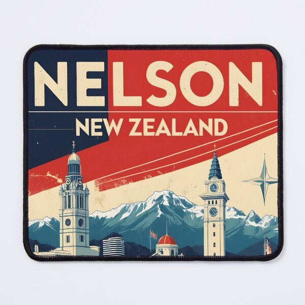 Item preview, Nelson New Zealand Retro Vintage Travel Design designed and sold by TravelersGems.