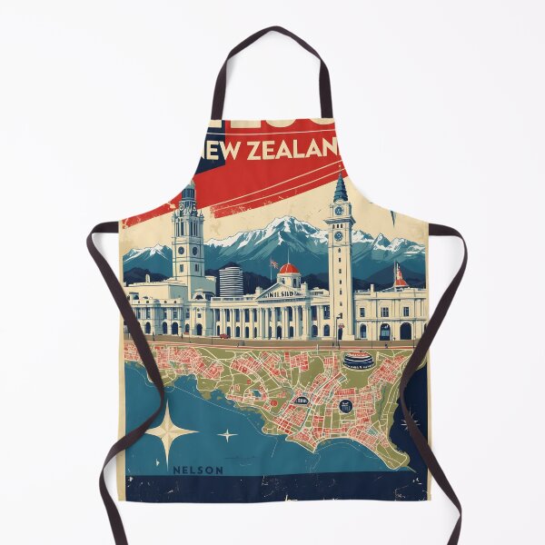 Item preview, Nelson New Zealand Retro Vintage Travel Design designed and sold by TravelersGems.