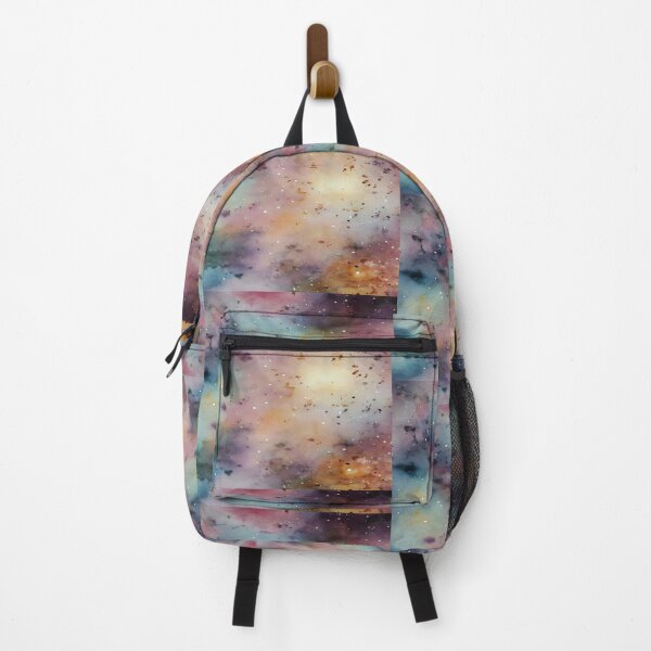 Item preview, Colorful cosmic pink and blue galaxy artwork designed and sold by NivyasArtistry.