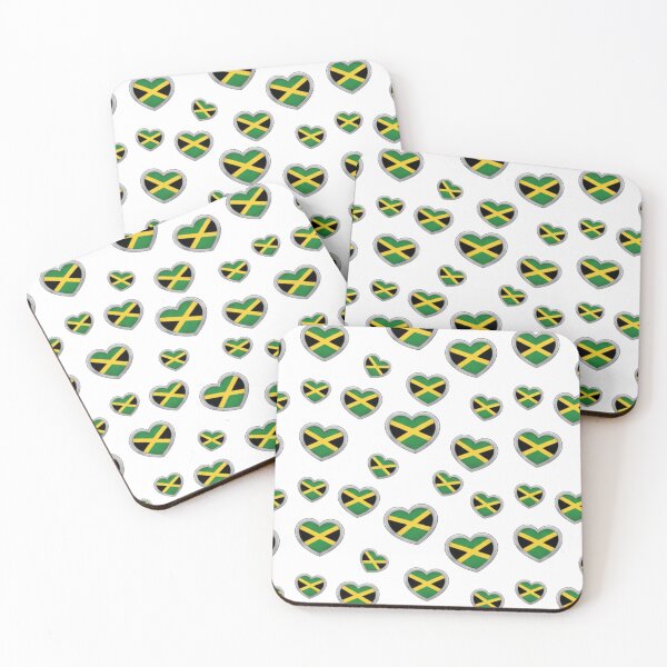Item preview, Jamaican Flag Heart designed and sold by Talented Bum.
