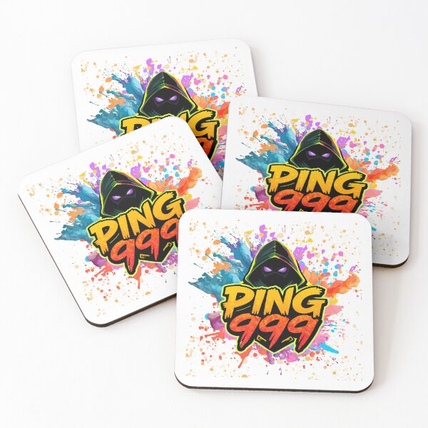 Item preview, PING 999 Paint Splash Logo – Gamer Streetwear Art designed and sold by PING_999.