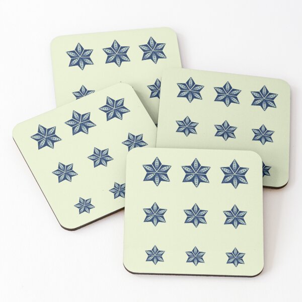 Item preview, Blue Flowers Beads, Blue Floral Patterns, Floral Artwork designed and sold by Art Shimmers.