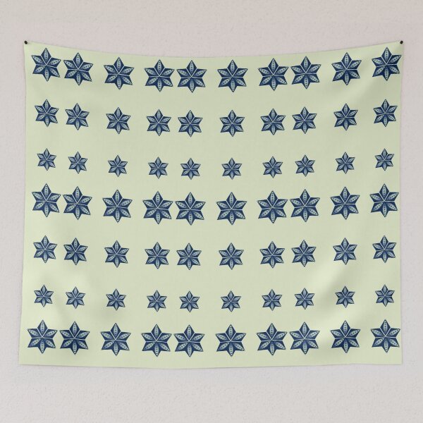 Item preview, Blue Flowers Beads, Blue Floral Patterns, Floral Artwork designed and sold by Art Shimmers.