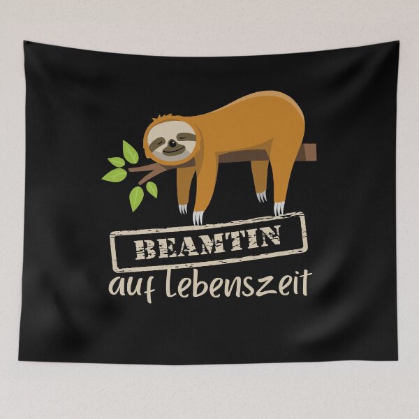 Item preview, Civil servant with tenure - sloth resting and chilling designed and sold by Halfstone.