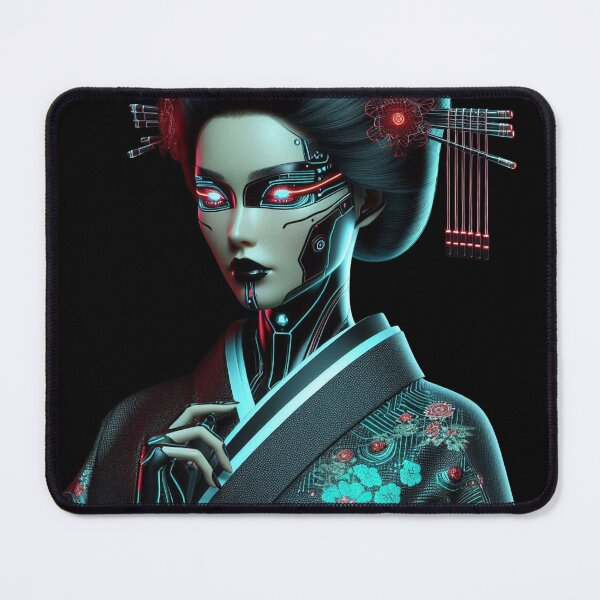 Item preview, Cyber Geisha Futuristic Techwear Aesthetic designed and sold by NEON ALLEY.