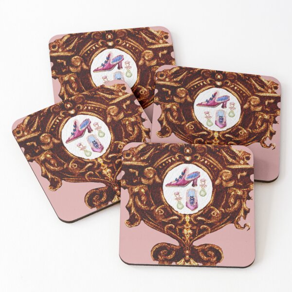 Item preview, Marie Antoinette Aesthetic Accessory Jewelry and Shoes Watercolor Rococo Style  designed and sold by Monica Laipple.
