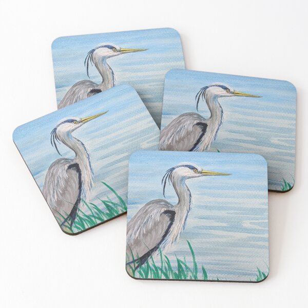 Item preview, Grey heron at the lake  designed and sold by Matt Starr Fine Art .