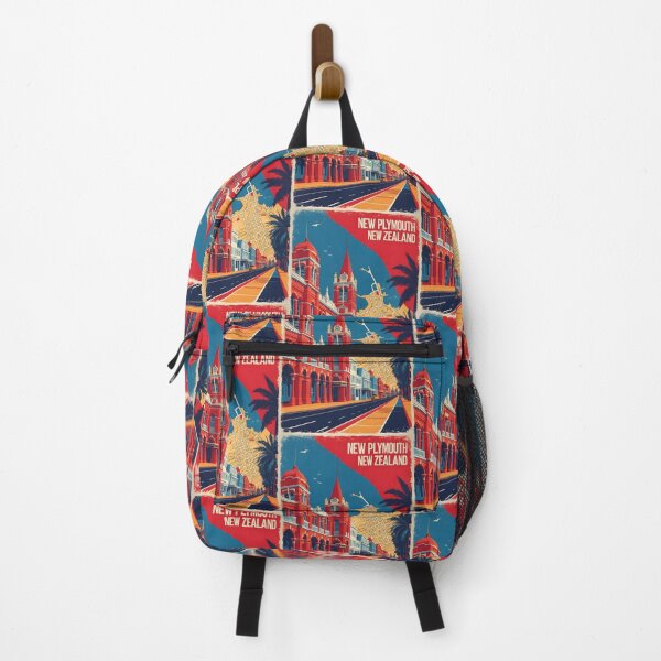 Item preview, New Plymouth New Zealand Retro Vintage Travel Design designed and sold by TravelersGems.