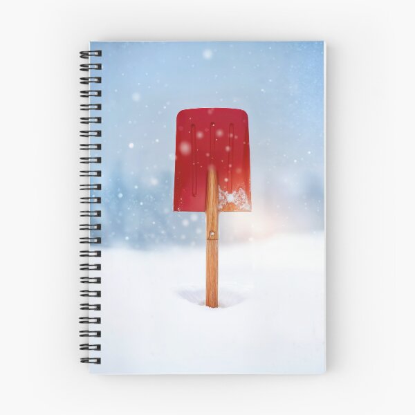 Item preview, Red Snow Shovel Upright In Deep Snow designed and sold by Maria Dryfhout.