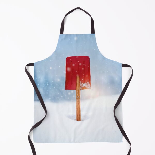 Item preview, Red Snow Shovel Upright In Deep Snow designed and sold by Maria Dryfhout.