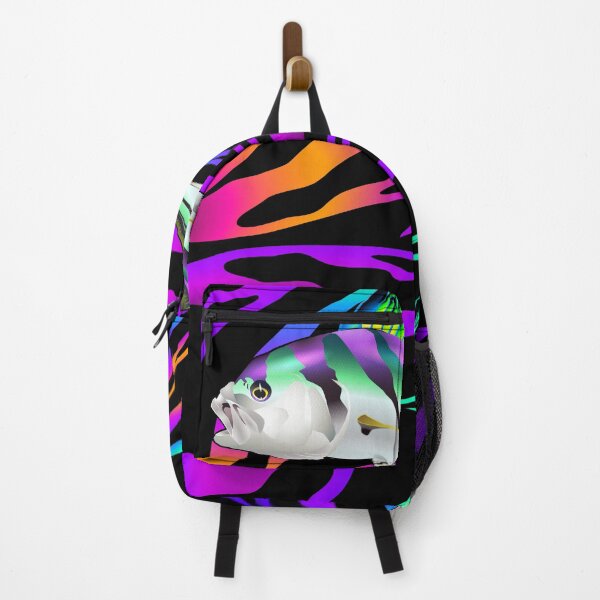 Item preview, Neon Roosterfish Illustration – Modern Saltwater Fishing Art designed and sold by Color4Nature.